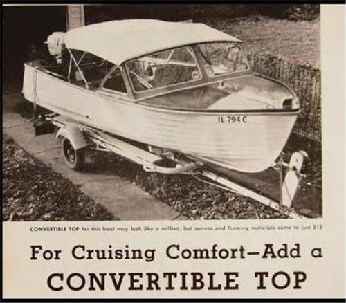 Cruiser boat convertible top - boat,