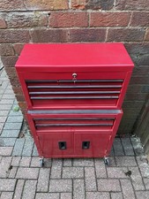 Halfords 8 Drawer Tool Centre Trolley • Detachable Tool Box