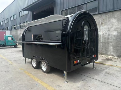 Black mobile catering food - black,