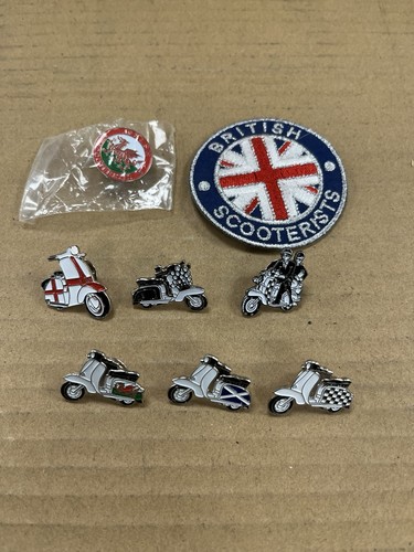 Scooter pin badges - scooter,