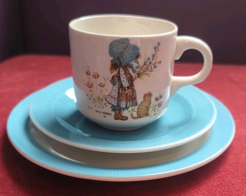 Holly hobbie cup saucer - holly,