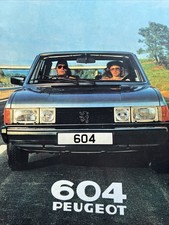 The Peugeot 604 Cars Range