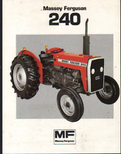1983 Massey Ferguson "240" Tractor Brochure Leaflet