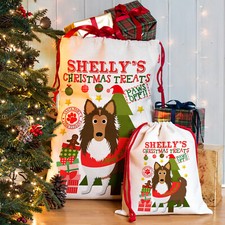 Sheltie Christmas Sack