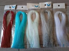 Flashabou Fly tying Lure making Sea Freshwater fishing for Bass Cod Pike Trout