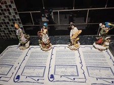 Capodimonte Seasons Porcelain Figurines. Beautiful and very rare .(Full set)