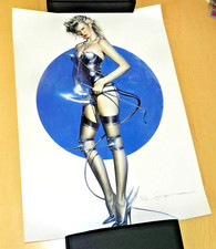 HAJIME SORAYAMA LITHOGRAPH HEAVY METAL GIRL 24" x 17" SIGNED & NUMBERED 51/125