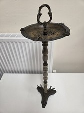 Vintage Standing Ashtray Cast