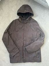 G-Star Raw Men's Brown utility field military Waxed Style Jacket Size Medium