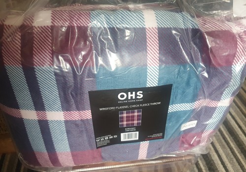 Beautiful check flannel - check, throw