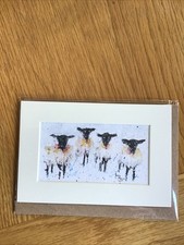 ORIGINAL watercolour card