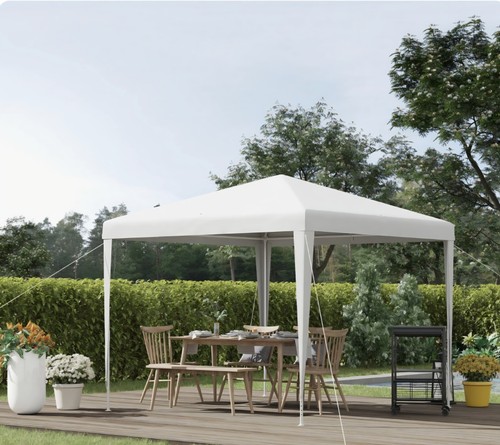 Outsunny white garden - white, gazebo