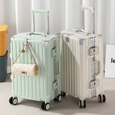 Aluminium Cabin Suitcase Carry on Luggage Trolley Trunk Style on Wheels 20Inch