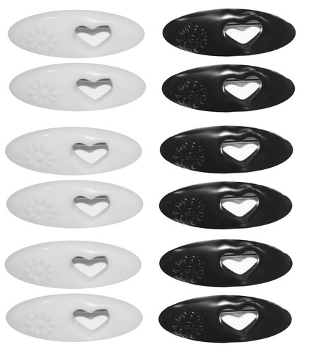Black and white - black,