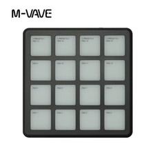 M-VAVE SMC PAD Pocket Pad Portable Wireless MIDI Controller 16 Pads Suitable Per