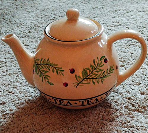 Rayware ceramic teapot cream - rayware, teapot,