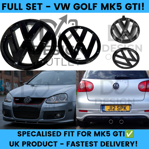 Golf mk5 gti gloss black - mk5, 03-09