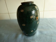 RUPERT ANDREWS CRACKLE GLAZE VASE.