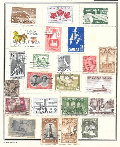 Canada album page fine - canada, of