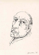 Peter Howson original pen and