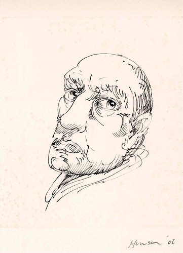 Peter howson original pen - howson,