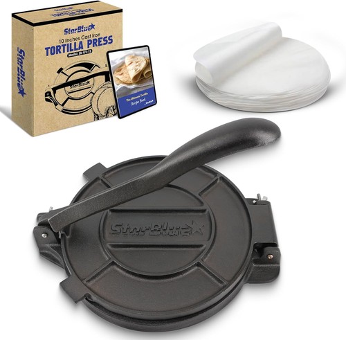 Inch cast iron tortilla - 10,