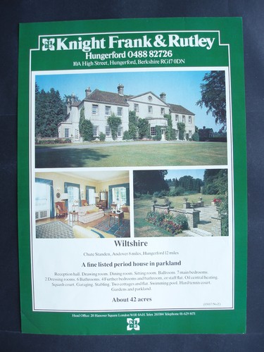 Standen house property advert - house.,
