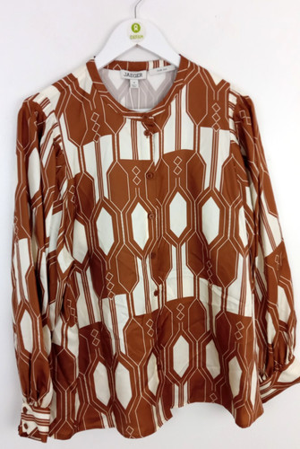 Jaeger women pure silk - jaeger, brown