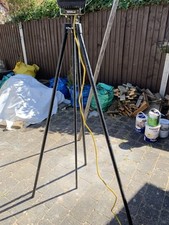 Work Lights Tripod Site 110V Powered Portable Light Stand Halogen Lamp