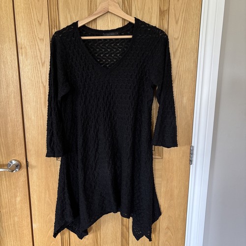 Cut loose black soft crinkle - loose,