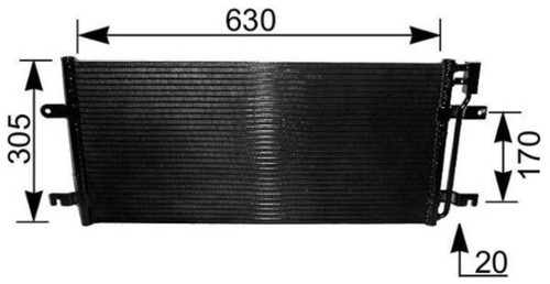 Mahle condenser for vw - ac,
