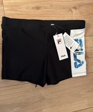 Fila Mens Black & White Swim