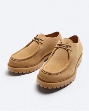 Zara men split - split, suede