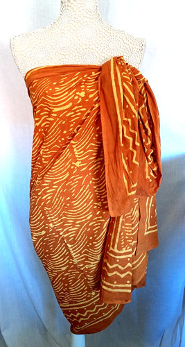 Hand printed batik - hand,