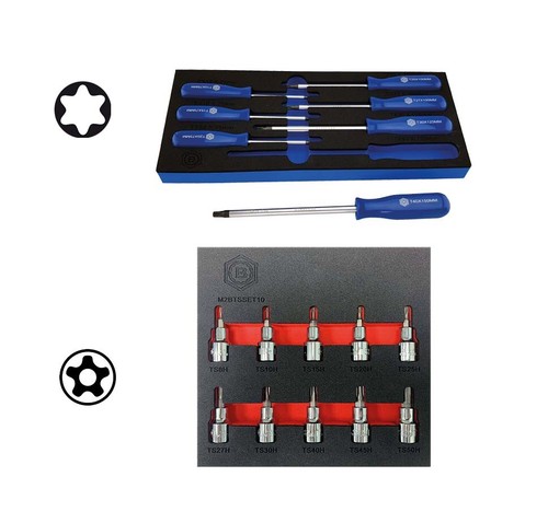 Torx star screwdriver set - screwdriver, +