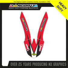 HONDA CRF125 CRF 125 2013-2018 FRONT MUDGUARD FENDER GRAPHICS DECALS STICKERS