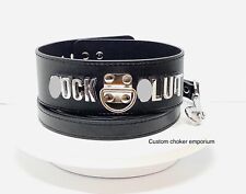 Bdsm  lockable collar leash