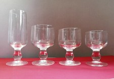 Set of 24 Classic Glasses - 6 each: Champagne, Red Wine, White Wine, Port/Sherry