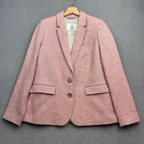 Joules tweed jacket pink - joules,