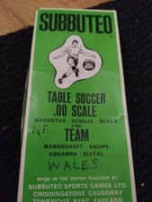 Table Soccer.00 Scale Massstab. Echelle. Scala Team. Mannschaft. Wales