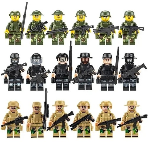 Custom army swat military set - military,