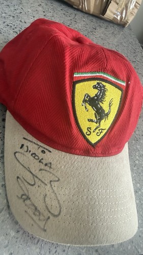 Jenson button signed ferrari - button,