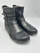 FLY LONDON MYSO Black Leather
