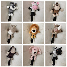 Novelty Golf Club Headcover Soft Animal Wood Driver Head Cover Sleeve Sets UK