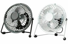 Mini USB Desk Fan Small Quiet Personal Cooler USB Powered Portable Table Fan 4"