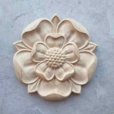 Tudor Rose Wood Carving