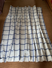 PAIR BLUE  & WHITE WINDOWPANE