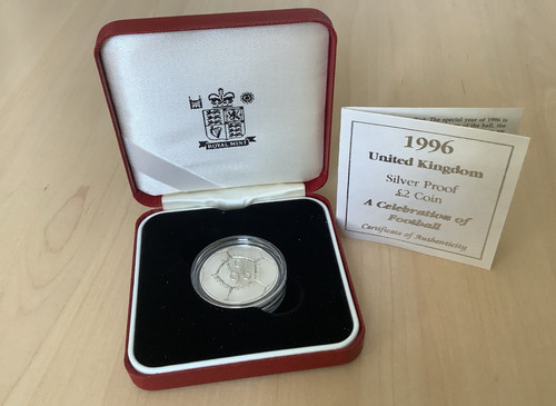 1996 silver proof 2 two - £2,