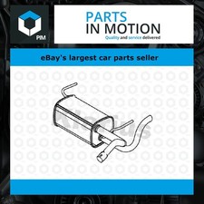 Exhaust Back / Rear Box fits