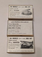 GS Models 4mm London Transport Vehicle Bus Kits - Various models to Pick